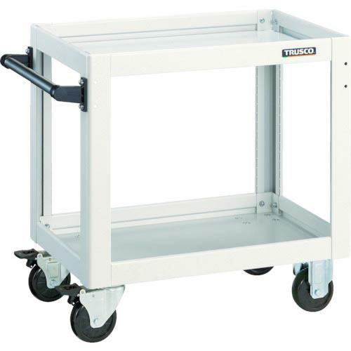TRUSCO ツールワゴン ドルフィン 600X400 ホワイト ( DLWS-662-W )