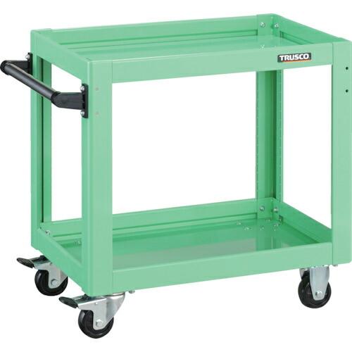 TRUSCO ツールワゴン ドルフィン 600X400 ヤンググリーン ( DLWS-662-YG ...