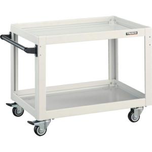 TRUSCO ツールワゴン ドルフィン 750×500 4輪自在 ウレタン車輪 ホワイト ( DLWS-672UJ-W )｜orangetool