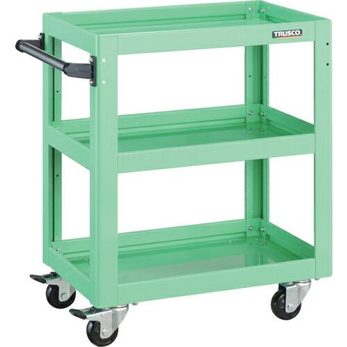 TRUSCO ツールワゴン ドルフィン 600X400 4輪自在 ヤンググリーン ( DLWS-76...