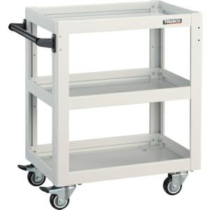 TRUSCO ツールワゴン ドルフィン 600×400 4輪自在 ウレタン車輪 ホワイト ( DLWS-763UJ-W )｜orangetool
