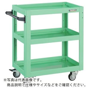 TRUSCO ツールワゴン ドルフィン 600×400 ウレタン車輪 ヤンググリーン ( DLWS-763U-YG )｜orangetool