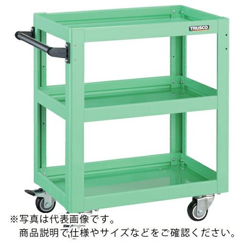 TRUSCO ツールワゴン ドルフィン 600×400 ウレタン車輪 ヤンググリーン ( DLWS-...