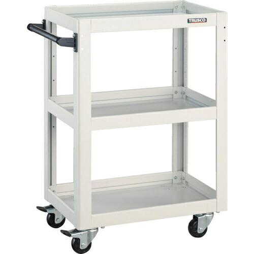 TRUSCO ツールワゴン ドルフィン 600X400 4輪自在 ホワイト ( DLWS-963J-...