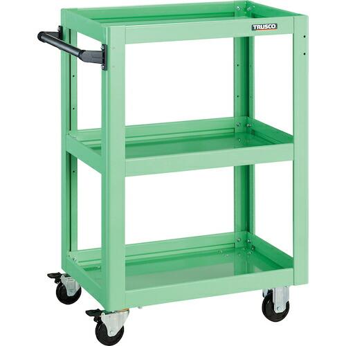 TRUSCO ツールワゴン ドルフィン 600X400 4輪自在 ヤンググリーン ( DLWS-96...