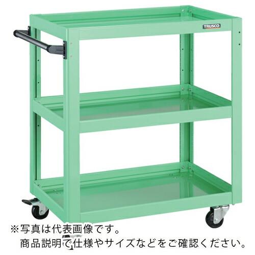 TRUSCO ツールワゴン ドルフィン 750X500 ヤンググリーン ( DLWS-973-YG ...
