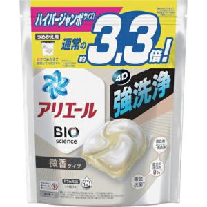 P&G アリエール ジェルボール4D 微香 詰め替え ハイパージャンボ 39個 ( 062369 ) P&Gジャパン(同)｜orangetool