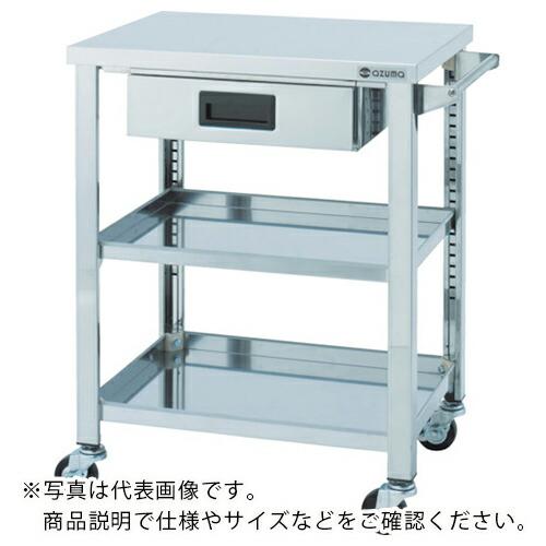 アズマ ステンレスワゴンWGシリーズ 900×450×800 3段 引出し付 ( WGO3-900K...