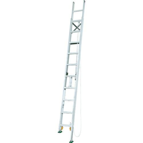 アルインコ 脚伸縮二連はしご 全長5.68m 最大使用質量 100kg  ( MDE57D )