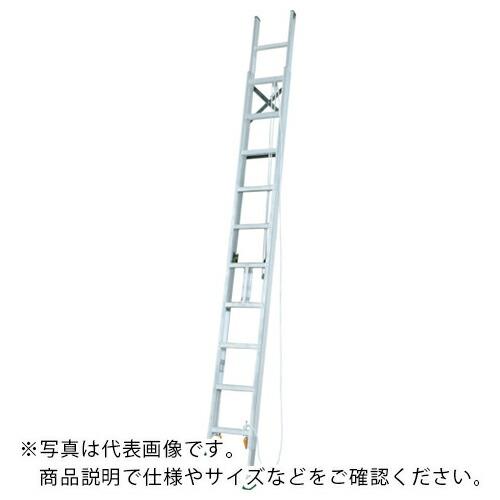 アルインコ 脚伸縮二連はしご 全長6.37m 最大使用質量 100kg  ( MDE64D )