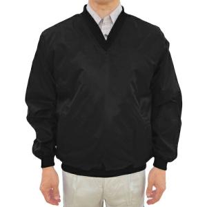 TEAGLES 14695 Vネック中綿キルトヤッケ ブラック3L ( 14695 BK 3L ) トーマセンイ(株)｜orangetool