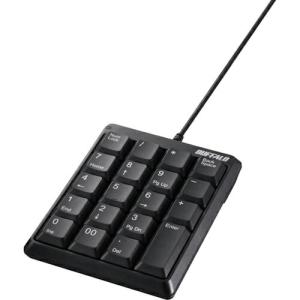 BUFFALO 有線コンパクトテンキーボード ブラック ( BSTK110BK ) (株)バッファロー (メーカー取寄)｜orangetool