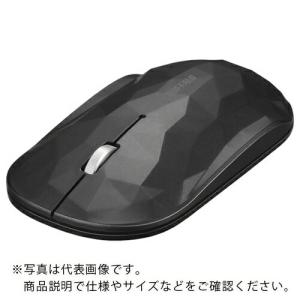 BAFFALO 薄型 3ボタン Bluetooth BlueLEDマウス ジオメトリー ブラック ( BSMBB330GBK ) (株)バッファロー｜orangetool