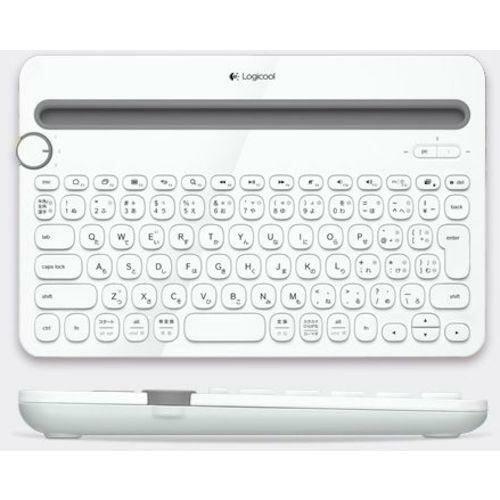 ロジクール Bluetooth マルチデバイス キーボード k480 ホワイト ( K480WH )...