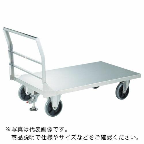 TRUSCO オールステンレス台車800X450 ストッパー付 ( ASUD-3S ) トラスコ中山...