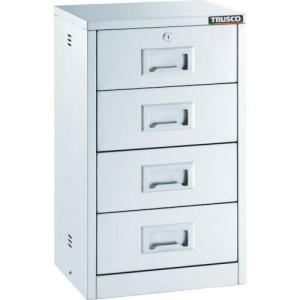 TRUSCO SUS304卓上保管庫 引出4段 360×280×H600 ( SH-A ) トラスコ中山(株)｜orangetool