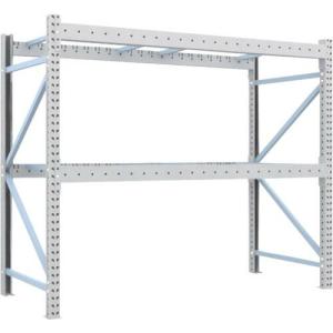 TRUSCO 重量パレットラック1トン2300×1000×H2000 2段 単体 ( 1D-20B23-10-2 ) トラスコ中山(株)｜orangetool