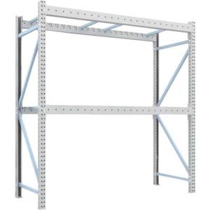 TRUSCO 重量パレットラック1トン2300×900×H2500 2段 単体 ( 1D-25B23-09-2 ) トラスコ中山(株)｜orangetool