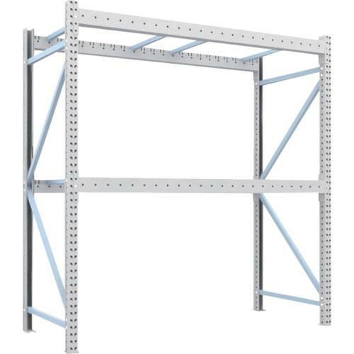 TRUSCO 重量パレットラック1トン2300×1000×H2500 2段 単体 ( 1D-25B2...