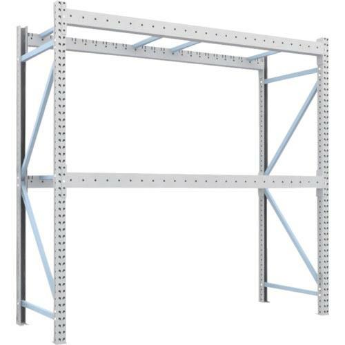 TRUSCO 重量パレットラック1トン2500×900×H2500 2段 単体 ( 1D-25B25...