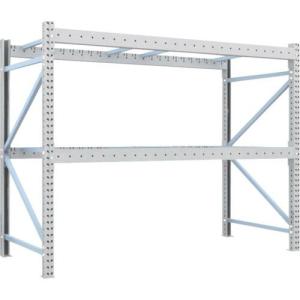 TRUSCO 重量パレットラック2トン2500×1100×H2000 2段 単体 ( 2D-20B25-11-2 ) トラスコ中山(株)｜orangetool