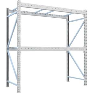 TRUSCO 重量パレットラック2トン2300×1000×H2500 2段 単体 ( 2D-25B23-10-2 ) トラスコ中山(株)｜orangetool