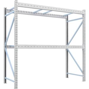 TRUSCO 重量パレットラック2トン2500×1000×H2500 2段 単体 ( 2D-25B25-10-2 ) トラスコ中山(株)｜orangetool