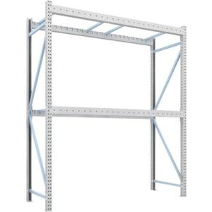 TRUSCO パレットラック2トン用2500X900XH3000 2段 単体 ( 2D-30B25-09-2 ) トラスコ中山(株)｜orangetool