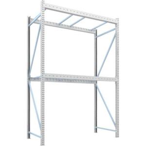 TRUSCO パレットラック2トン用2300X1100XH3500 2段 単体 ( 2D-35L23-11-2 ) トラスコ中山(株)｜orangetool