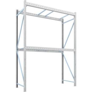 TRUSCO パレットラック2トン用2500X1000XH3500 2段 単体 ( 2D-35L25-10-2 ) トラスコ中山(株)｜orangetool