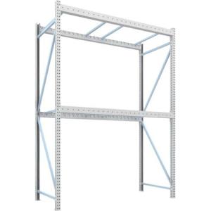 TRUSCO パレットラック2トン用2500X1100XH3500 2段 単体 ( 2D-35L25-11-2 ) トラスコ中山(株)｜orangetool
