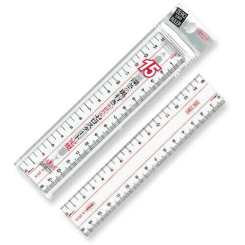 共栄プラスチック メタクリル両切直線定規 15cm ( A-2515 ) 共栄プラスチック(株)