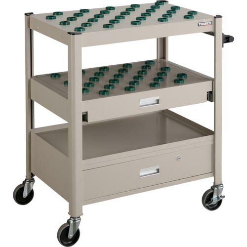 TRUSCO TCW型ツーリングワゴン 30X57個スライド棚引出し付 ネオグレー ( TCW-T3...
