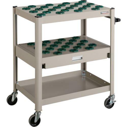 TRUSCO TCW型ツーリングワゴン 40X45個スライド棚型 NN ネオグレー ( TCW-T4...