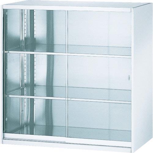 TRUSCO SUS304保管庫 ガラス引違 900X500XH900 ( TSG-09 ) トラス...