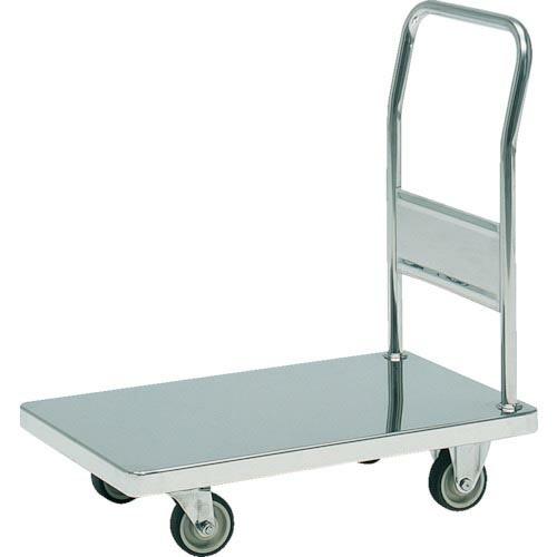 テックサス ステンレス台車 750X450 スチールφ100ウレタン車 ( NW-7545E ) (...