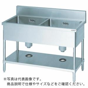 マルゼン 二槽シンク900×450×800(ホース付) ( BS2094 ) (株)マルゼン｜orangetool