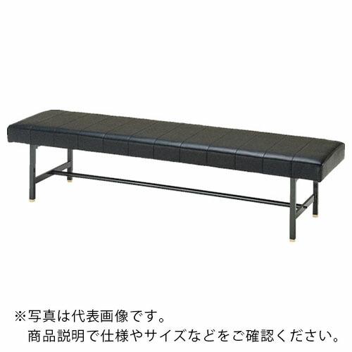 MIZUNO ロビーチェア 背無し 黒 黒 ( MC-1225  BK ) (株)ミズノ