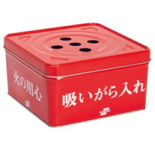 テラモト 吸殻入れ2(現場用) 缶のみ フタ付 ( SS-258-420-0 ) (株)テラモト