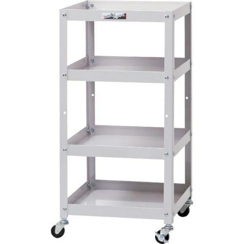 ヤマテック コンビニワゴン オープン4段タイプ(高さ810)W400×D400 ( WCL-4-P ...