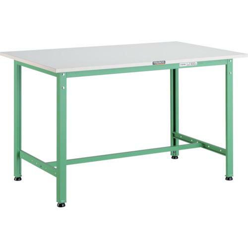TRUSCO 軽荷重作業台(300kg)AE型 900X450XH740 基本タイプ ヤンググリーン...