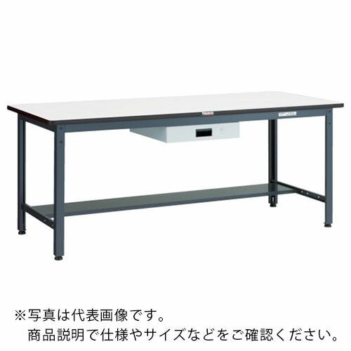 TRUSCO 中荷重作業台(500kg)AEW型 1800X900XH740 薄型1段引出付 ダーク...