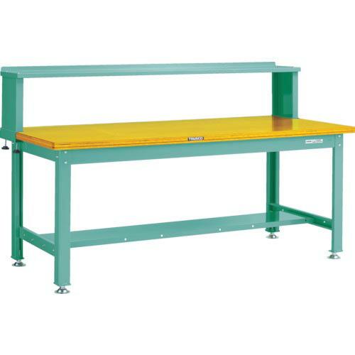TRUSCO 中荷重作業台(2000kg)DW型 1800X750XH1044(全高) 上棚付 グリ...