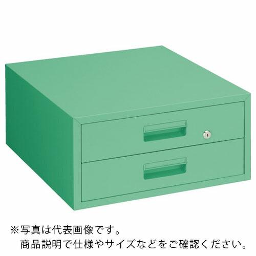 TRUSCO 作業台用引出 2段 ホワイト色 ( F-2W ) トラスコ中山(株)