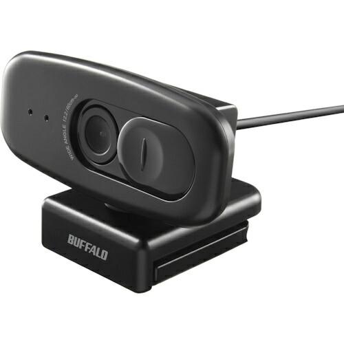 BAFFALO 200万画素WEBカメラ 広角120°マイク内蔵 ブラック ( BSW500MBK ...