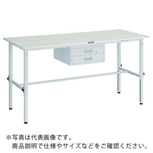 TRUSCO 軽荷重作業台高さ調節式(150kg)AEM型 1500X750XH650~950 2段...
