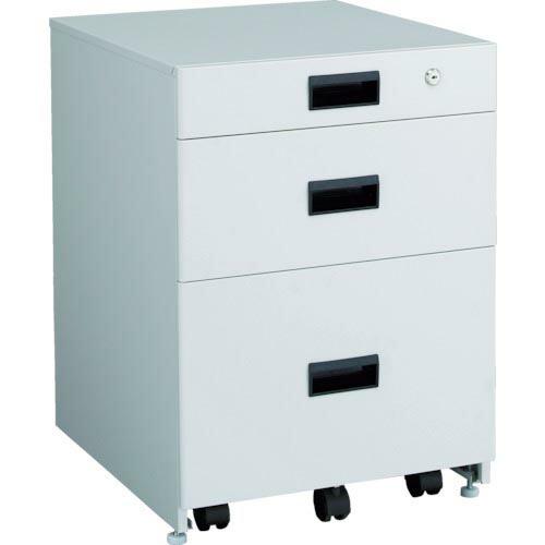 TRUSCO UDK型サイドキャビネット 3段 ホワイト色 ( UDK-111 W ) トラスコ中山...