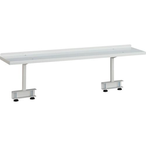 TRUSCO 作業台用上棚 W1200 背面取付型 ホワイト色 ( YUR-1200AW )