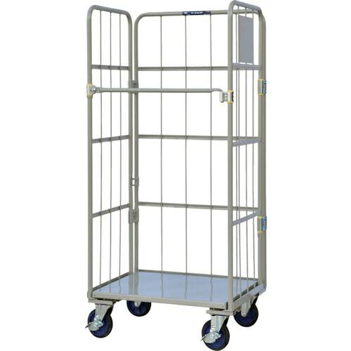 ワコーパレット 床板スチール製カゴ車 800×600×1700 ( WK4-80 )