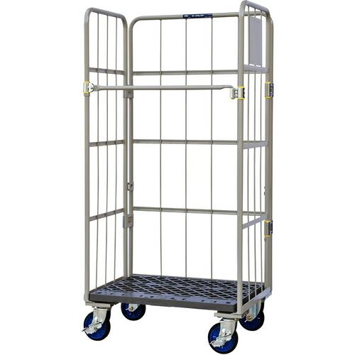 ワコーパレット 床板プラスチック製カゴ車 850×600×1700 ( WKP-8560 )